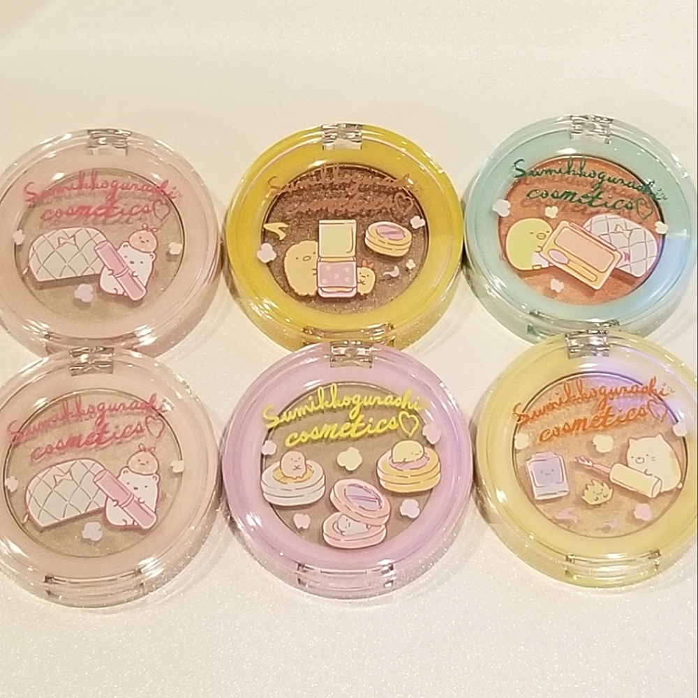 Sumikko Gurashi eyeshadow lot 6pcs